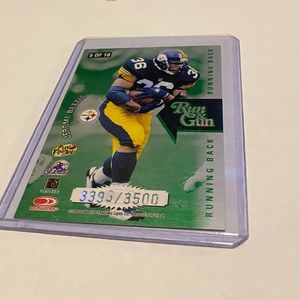 Jerome Bettie/Kordell Steward Leaf 1997 Insert Run & Gun vintage collectible